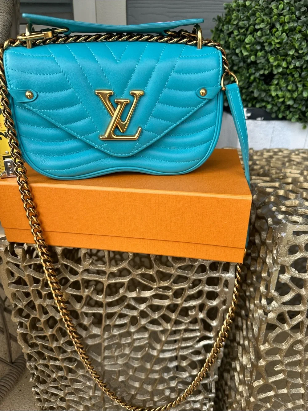 Louis Vuitton Turquoise New Wave Bag